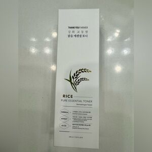 Rice Pure Essential Toner - New and Unopened